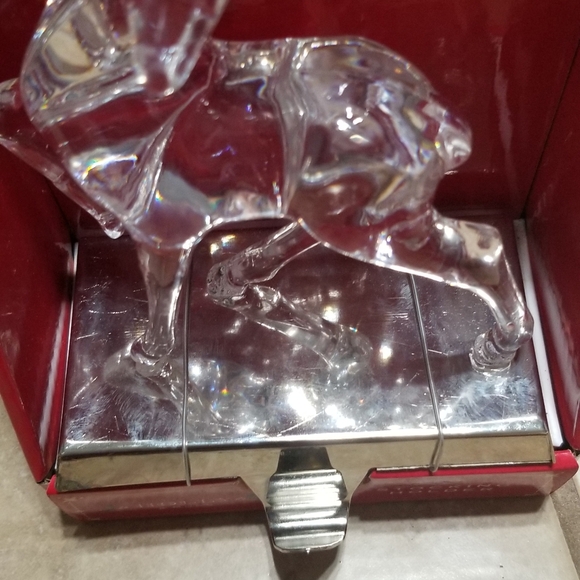 Clear Plastic Reindeer Stocking Holder - Picture 5 of 5